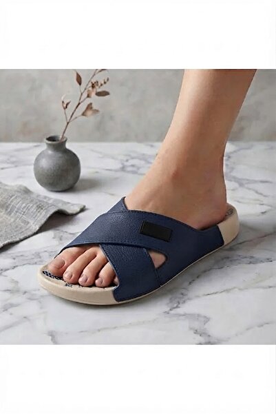 AYLASYA Women's Orthopedic Sole Daily Cross-Strap Slippers