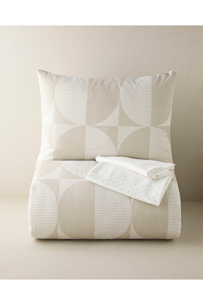 English Home Circle Loop Easy-Iron Single Duvet Cover Set with Sheets 160X220...