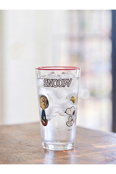 LC Waikiki Mixed Snoopy Printed Glass Cup 570 ml