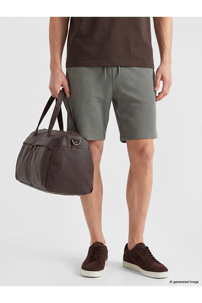 LC Waikiki Peak New Season Khaki Regular Fit Men's Shorts