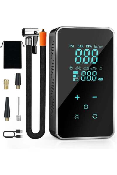 Generic Portable Multi-Use Air Compressor REF 3670 – Digital Tire Inflator wi...