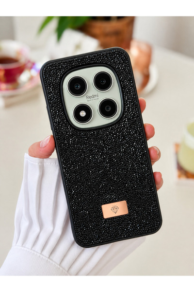 Go Aksesuar REDMİ NOTE 15 PRO 5G Uyumlu ELMAS TAŞLI IŞILTILI PIRLANTA Tasarım...