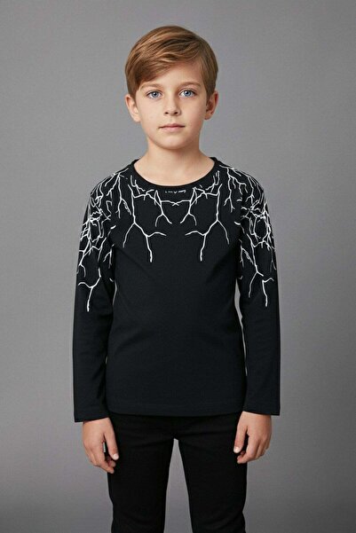 Fulla Moda Printed Crew Neck Unisex Kids Bodysuit