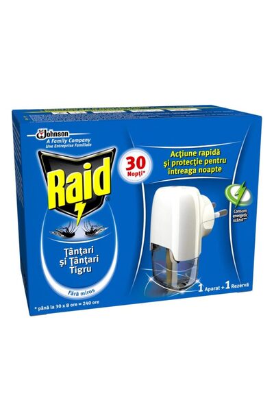 Raid Electric Liquid Mosquito Repellent Device, Raid, Refill 21 ml