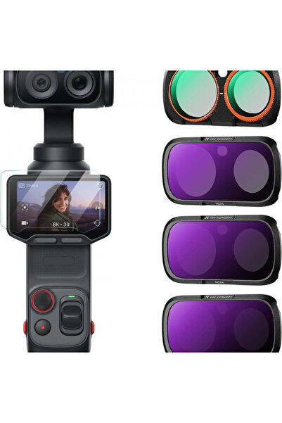 K&F CONCEPT insta360 Luna Ultra CPL + ND16 + ND64 + ND256 Filter Kit