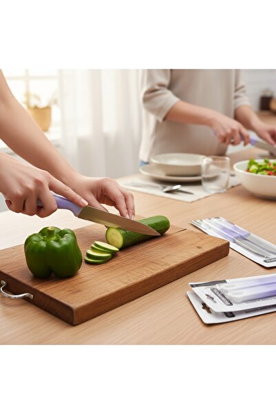 Generic Knife Set, 12-Piece Kitchen Knife Set, Super Sharp, Anti-Rust Stainle...