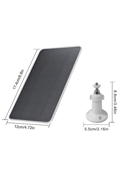 Choice1 White 10W 5V Solar Panel Micro Type-C Outdoor Solar Cells Charger Sol...