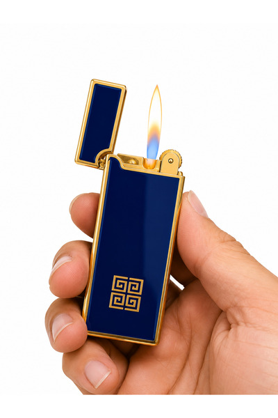 ONRSTORE Premium Metal Gazlı Çakmak Gold Klasik Tasarım