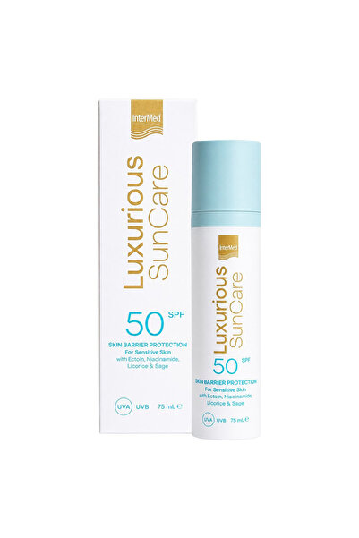 LUXURIOUS Αντηλιακό Προστασίας Φραγμού Δέρματος SPF50 75ml