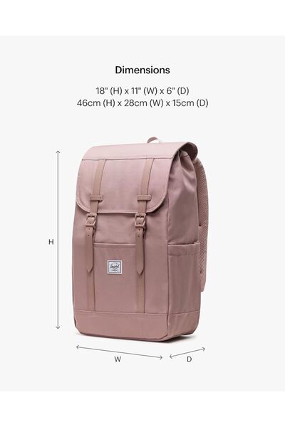 Herschel Supply حقيبة ظهر هيرشيل للبالغين من الجنسين (عبوة واحدة)