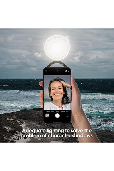 AZONEE Magnetic Selfie Light for iPhone, LED Phone Light with Stand & 3 Light...