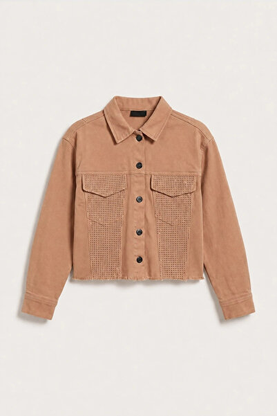 HAUSEkids 9-14 Years Premium Mussness Girls' Jacket-Caramel