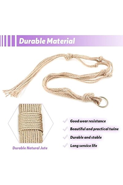 ANYUAN Cotton Rope Macrame Plant Hanger,6 Pack Hanging Planters Baskets,Plant...