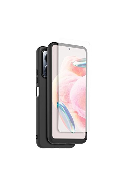 Xiaomi Γνήσια Θήκη TPU Cover Made for Μαύρο + Tempered Glass για Redmi Note 1...