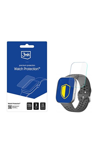 3MK Sticlă de protecție curbată pentru Amazfit Bip 6, cu protecție anti-zgâri...