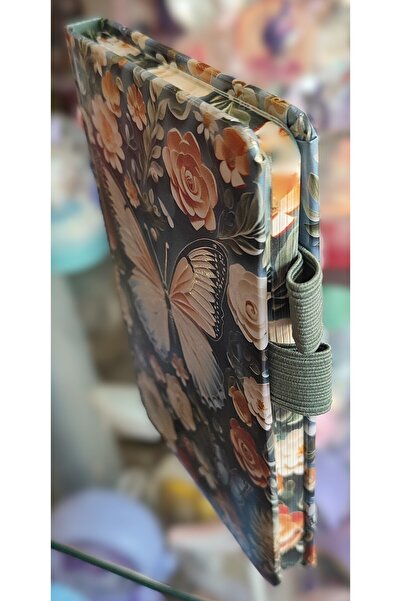 ada çanta kırtasiye Kelebek model ciltli çok amaçlı 16cm*13cm boyutunda küçük boy çok amaçlı çizgili defter JB8567008