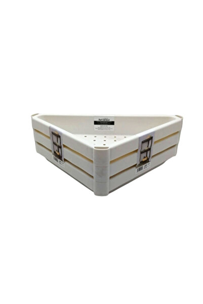 Marsilyan Triangle - White Practical Shelf Unit Plastic () Ilkel-Grp9Y84