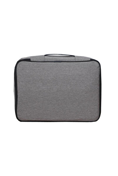OEM Servietă pentru documente, Nailon, 37 x 27 x 10.5 cm, Gri
