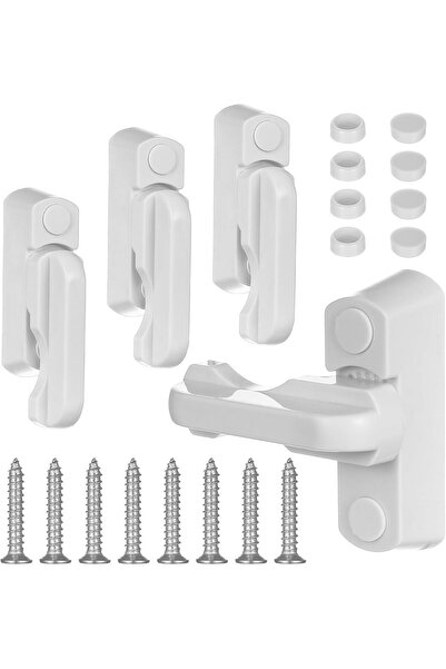 STARSTAR 4-Pack Child Safety Window Locks - Suitable for Home Doors and Windo...