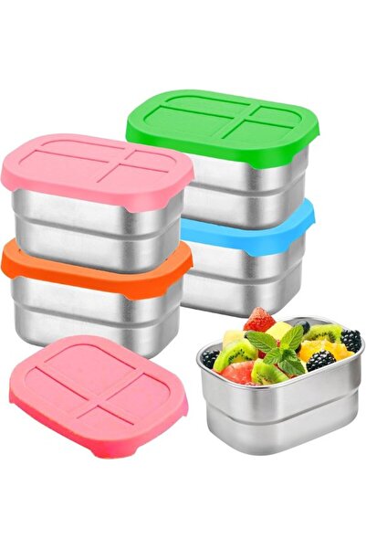 STARSTAR Suitable for Stainless Steel Snack Box 4 Pieces 230ml Lunch Box Wate...
