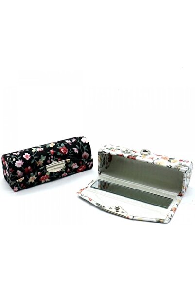 STARSTAR Organizer - Set of 4 ladies' lipstick cases with floral pattern and ...