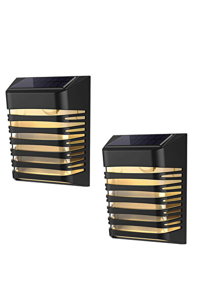 STARSTAR 2-Pack Solar Wall Lights, Outdoor Waterproof Solar Garden Fence Ligh...