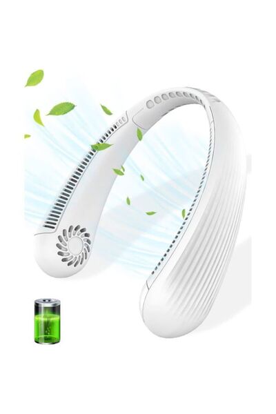 STARSTAR Mini bladeless neck fan with 3 speed settings, freeing up your hands...
