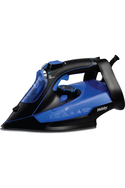 Hobby HSI-40355 Σίδερο ατμού 3000W με συνεχή ατμό 30γρ/λεπτό