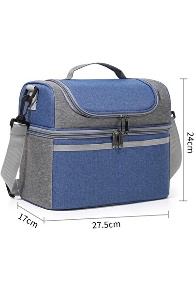 STARSTAR Insulated lunch bag 9L with double compartment - reusable cooler bag...