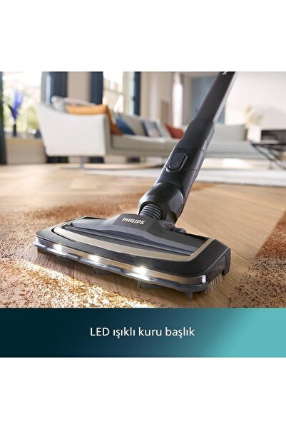 Philips 9000 Serisi AquaTrio Kablosuz Dikey Süpürge, Otomatik Temizleme ve Şarj İstasyonu, AquaSpin