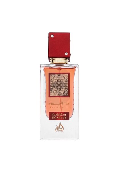 lattafa Ana Abiyedh Scarlet Apă de parfum, unisex, 60 ml