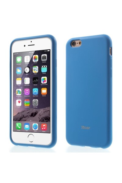 roar ΚΟΡΕΑ Θήκη Σιλικόνης TPU Ματ για iPhone 6s Plus / 6 Plus - Γαλάζιο