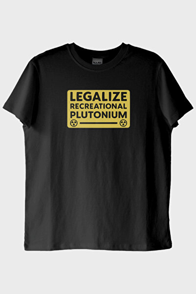 Genel Markalar Legalize Plutonium Siyah Tişört