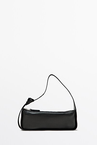 Massimo Dutti Deri mini omuz çantası
