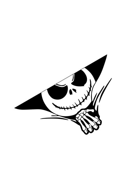 Choice1 Type 1 Car Decal Trunk Window Bumper Nightmare Before Christmas Stick...