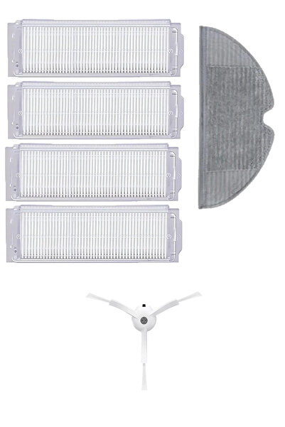 LİN GRUP Set de 6 piese de schimb compatibile cu aspiratorul robot Xiaomi Vac...