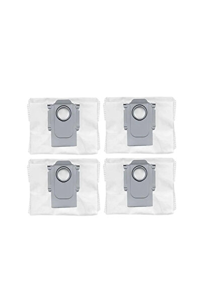 LİN GRUP Pachet de 4 saci de praf compatibile cu aspiratorul robot Roborock S8