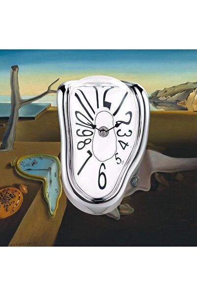 Dotail Ceas de masă decorativ, design suprarealist, Salvador Dalí, silențios,...