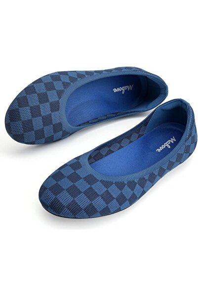 OEM Mabove Women's Orthopedic Barefoot Slip-On Summer Flats, Blue, EU 43