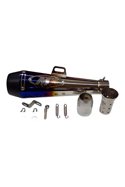 EFE Motor Modifiye Egzoz Blue M4-350*51mm (Rialli) (M4 Görünümlü)