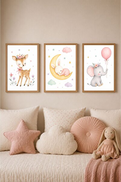 Sinek Kupası Tasarım Cute Animals Moon Elephant, Σετ για κορίτσια, Παιδικό κα...