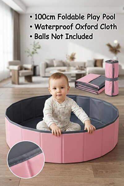 Generic 1Pc Oxford Cloth Foldable Ball Pit Play Pool No Inflating Portable Wa...