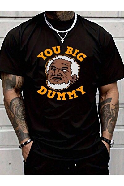2BIR "YOU BIG DUMMY" Text And An Image Of A Person Print Stylish Funny Graphi...