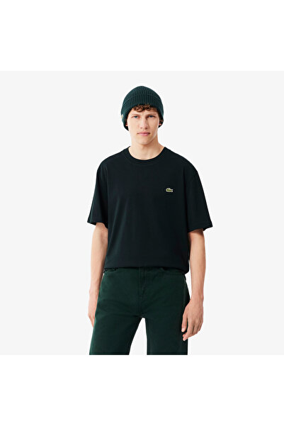 Lacoste Erkek Classic Fit Bisiklet Yaka Koyu Yeşil T-Shirt