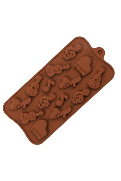 STARSTAR Silicone Musical Note Chocolate Guitar-Shaped Candy Mold Cake Decora...