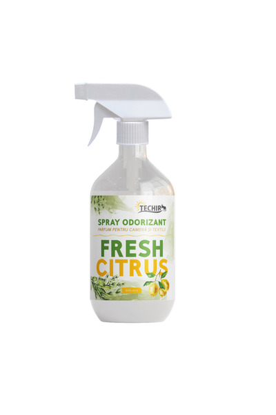 Techir Spray odorizant de textile Citrice Proaspete 500 ml