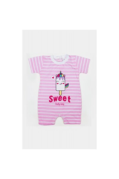 PrettyBaby Βρεφικό Φορμάκι Pretty Baby "Sweet" 32894-Ροζ/Λευκό