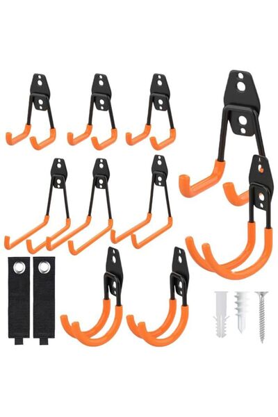 STARSTAR Wall hooks - Wall-mounted tool racks - Screw-fixed wall hooks - Bicy...