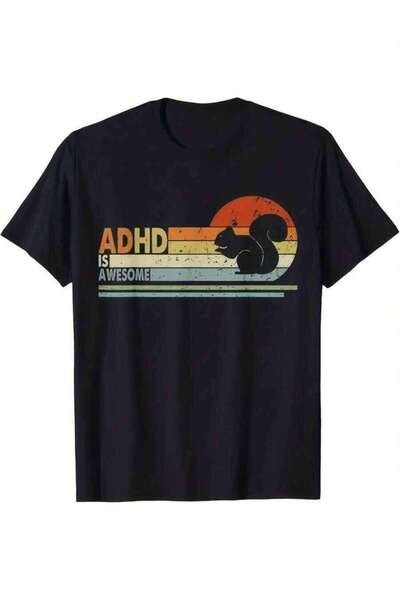 21JNRY Men'S Retro T-Shirt| 100% 180-Gram, Short-Sleeved, Crew Neck, Black Wi...