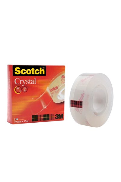 3M Banda adeziva Scotch Crystal Clear 19 mm x 33 m